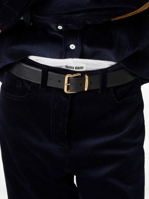 Miu Miu pocket trousers - Blue