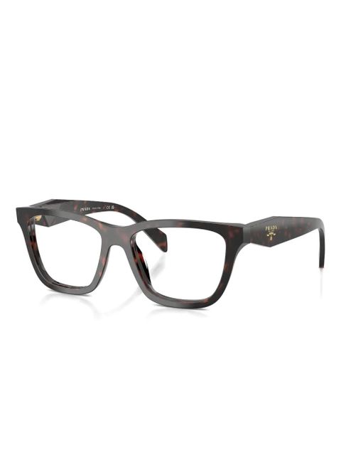 Prada Eyewear square-frame glasses - Brown - zdjęcie produktu nr 2