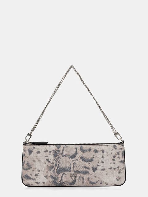 Pinko kopertówka damska z imitacji zamszu - zdjęcie produktu nr 1