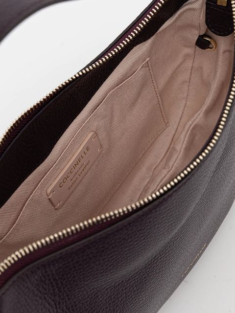 Coccinelle torebka skórzana kolor fioletowy E1 SHA 13 03 01