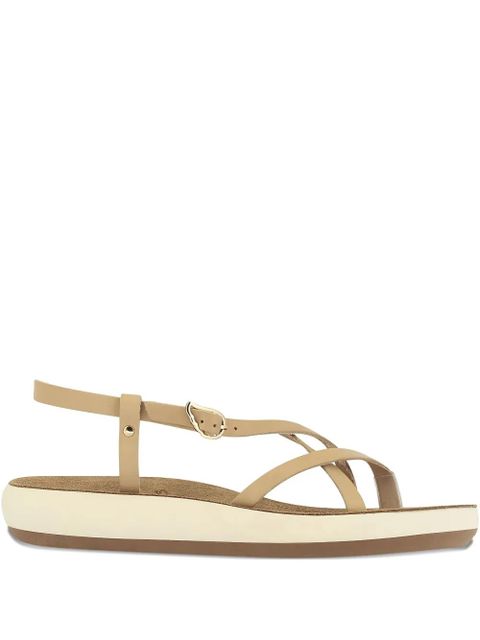 Ancient Greek Sandals leather crisscross sandals - Neutrals - zdjęcie produktu nr 1