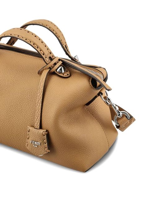 FENDI large By The Way Selleria hand-stitched tote bag - Brown