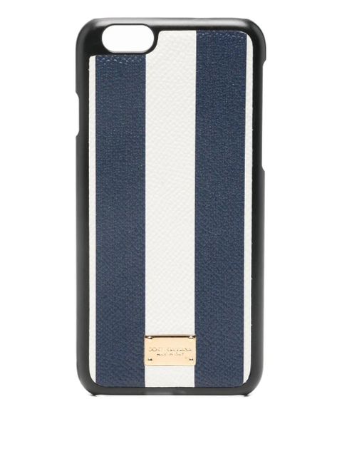 Dolce & Gabbana striped iPhone 6 case - Blue - zdjęcie produktu nr 1