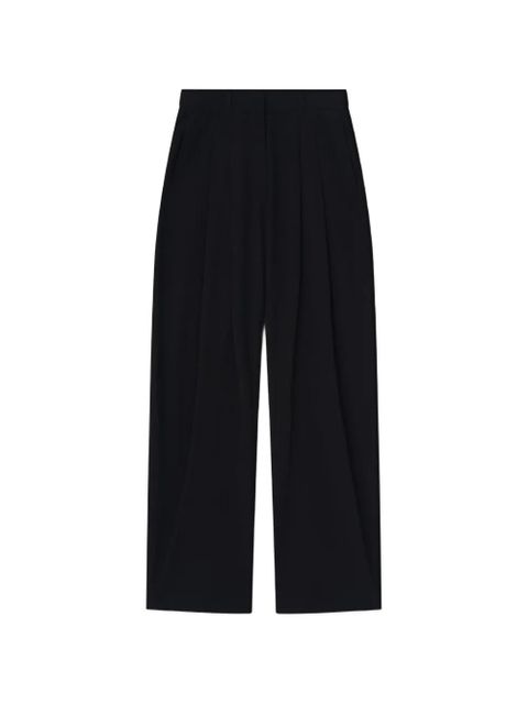 Nanushka Seka tapered-leg tailored silk trousers - Black - zdjęcie produktu nr 1