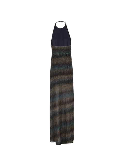 Missoni halter neck snake-print maxi dress - Brown - zdjęcie produktu nr 2