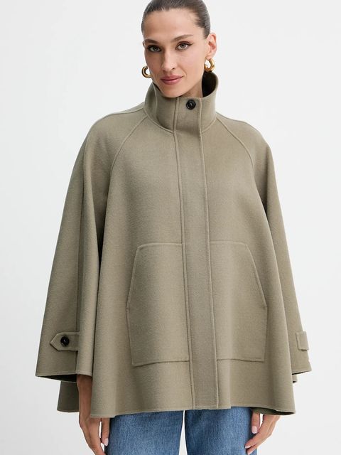 MAX&Co. płaszcz wełniany kolor zielony 2526086071200 - zdjęcie produktu nr 1