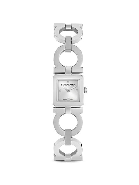 Ferragamo Double Gancini 19mm watch - Silver - zdjęcie produktu nr 1