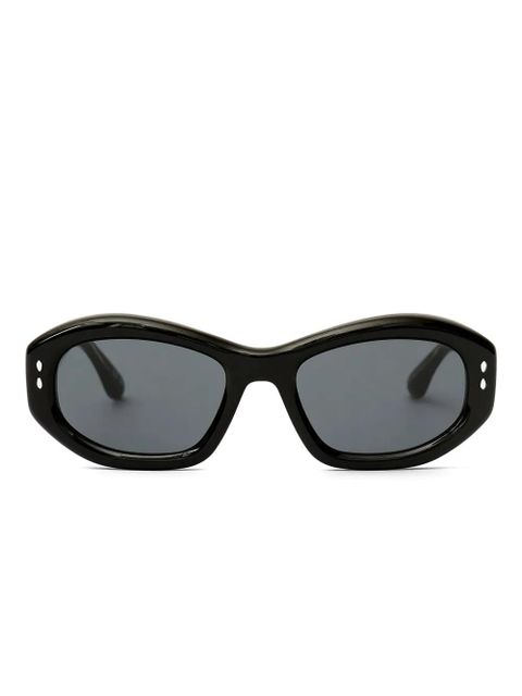 ISABEL MARANT Vancy oval-frame sunglasses - Black - zdjęcie produktu nr 1