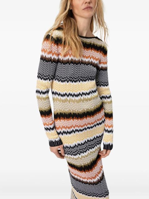 Missoni striped midi dress - Yellow - zdjęcie produktu nr 2