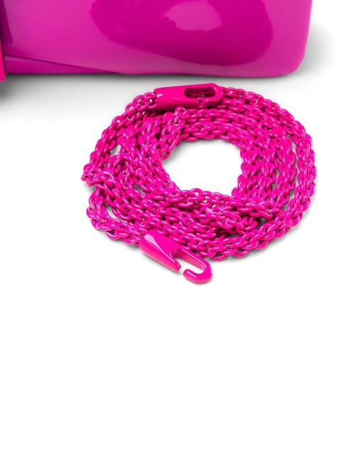 Valentino Garavani pyramid chain clutch bag - Pink