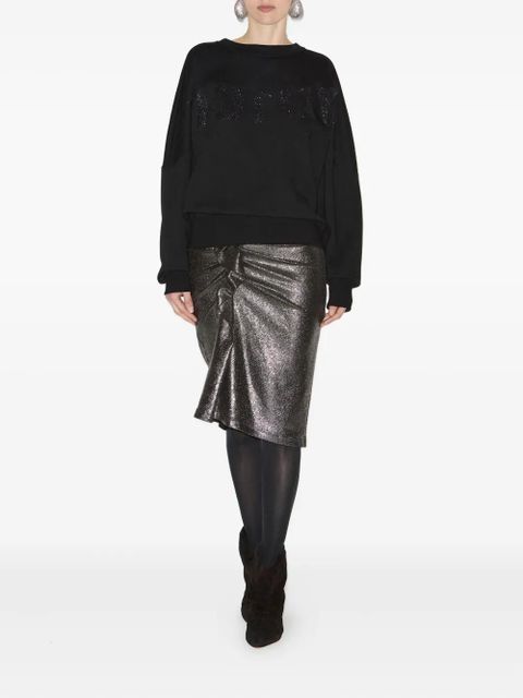 MARANT ÉTOILE Dolene asymmetric skirt - Black - zdjęcie produktu nr 2