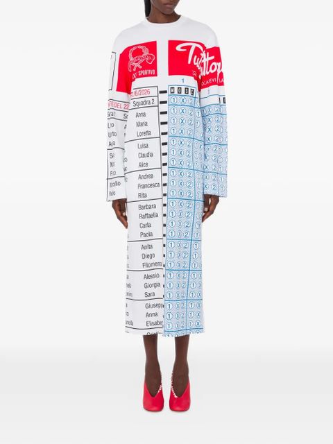 Moschino printed midi dress - White - zdjęcie produktu nr 2