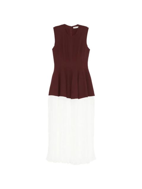 Simkhai pleated maxi dress - Brown - zdjęcie produktu nr 1