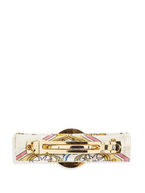 Versace Medusa Head-embossed hair clip - Neutrals