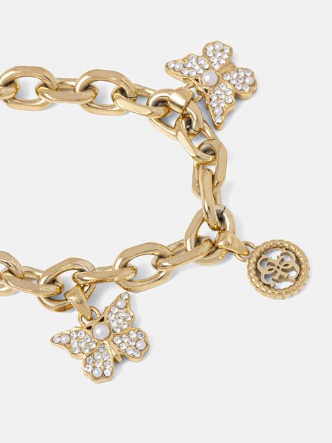 Guess bransoletka damska ze stali nierdzewnej BORBOLETA - zdjęcie produktu nr 1