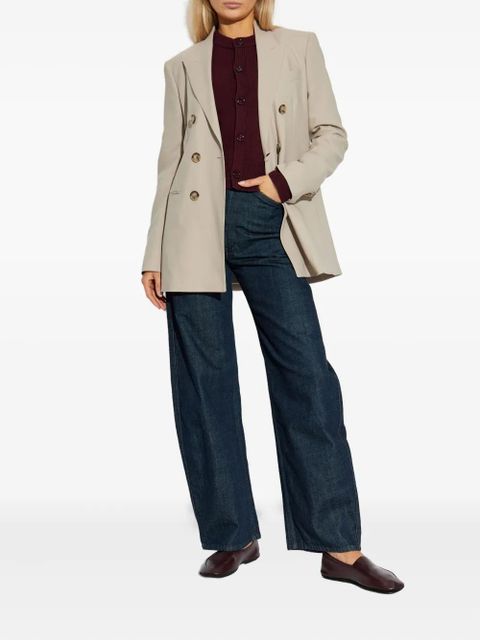 AMI Paris double-breasted jacket - Neutrals