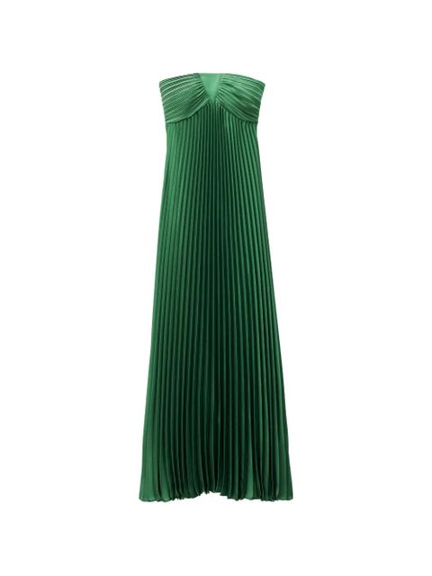 Ba&Sh Willow pleated strapless dress - Green - zdjęcie produktu nr 1