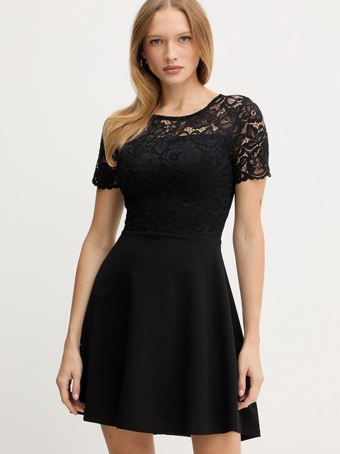 Morgan sukienka kolor czarny mini rozkloszowana RUBENA - zdjęcie produktu nr 1