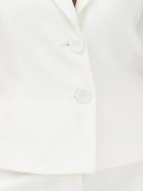 PINKO halterneck sleeveless waistcoat - White