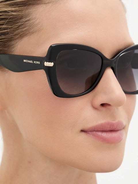 Michael Kors okulary przeciwsłoneczne damskie kolor czarny 0MK2258U