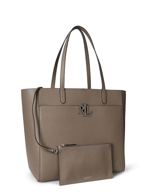 Lauren Ralph Lauren torebka skórzana kolor brązowy 431960183 - zdjęcie produktu nr 2