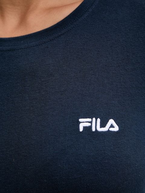 Fila piżama bawełniana damska kolor granatowy bawełniana FPW4223