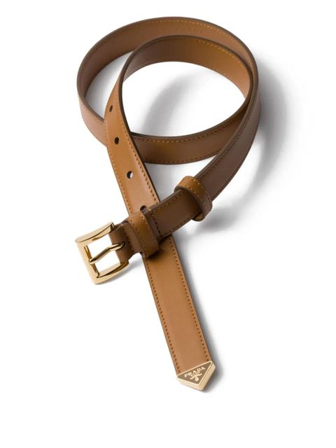 Prada leather belt - Brown - zdjęcie produktu nr 2