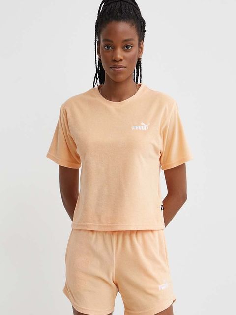 Puma t-shirt damski kolor pomarańczowy 677947