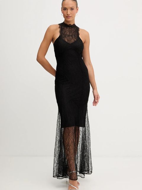 Twinset sukienka kolor czarny maxi rozkloszowana 252TT2263 - zdjęcie produktu nr 1