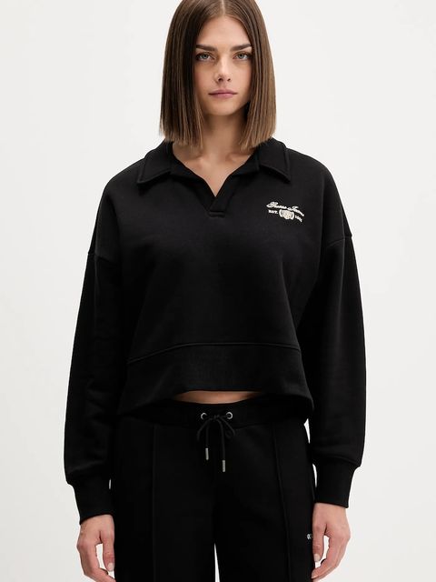 Guess Jeans bluza damska kolor czarny melanżowa W5BQ09 KC811 - zdjęcie produktu nr 1