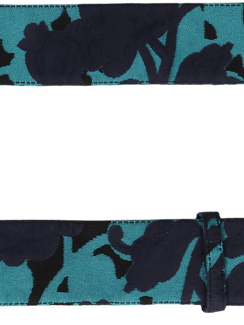 Miu Miu floral-print buckle belt - Blue - zdjęcie produktu nr 2