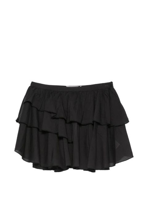 Gimaguas Joan ruffled mini skirt - Black - zdjęcie produktu nr 1