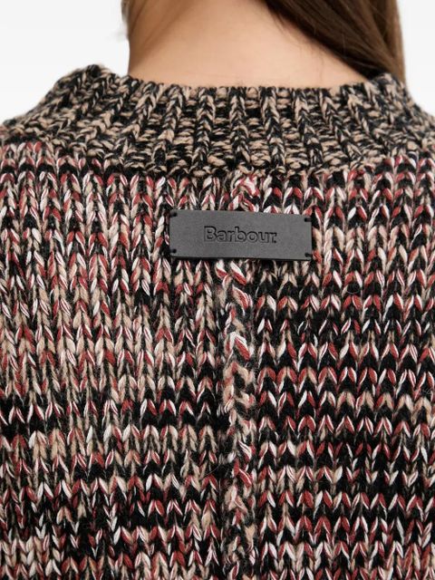 Barbour Saima crew-neck long-sleeve sweater - Black