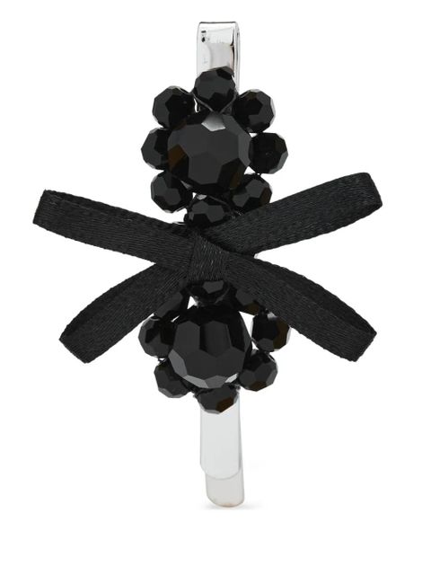 Simone Rocha beaded bow hair accessory - Black - zdjęcie produktu nr 1