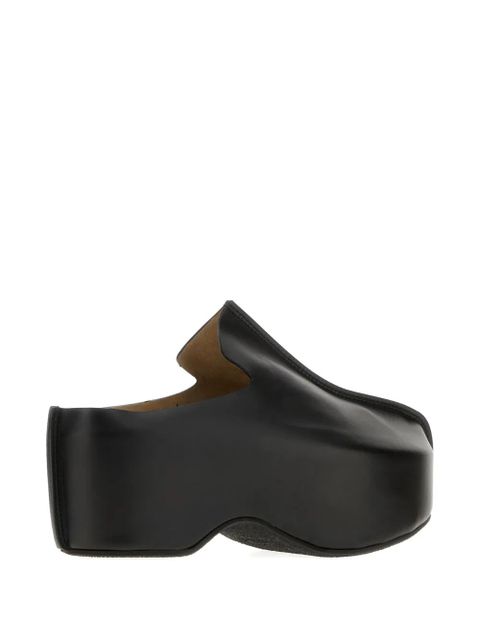 JW Anderson platform leather clogs - Black