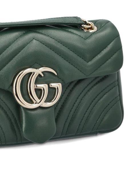Gucci small GG Marmont shoulder bag - Green