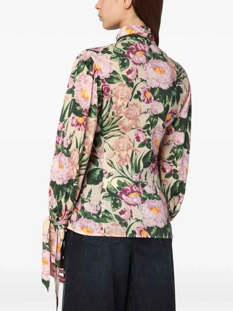 Chloé floral-print blouse - Pink