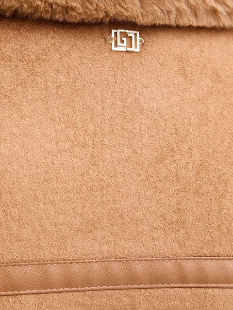 Gaudi kurtka kolor brązowy zimowa 521BD39002