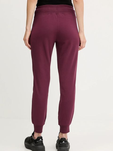 Dkny spodnie dresowe damskie kolor bordowy gładkie DP5P3496 - zdjęcie produktu nr 2