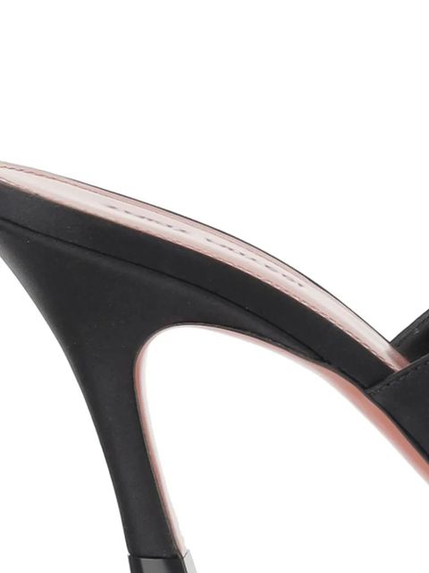 Amina Muaddi Jamie square-toe mules - Black