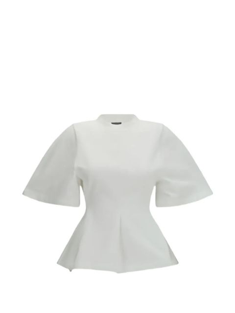 Balenciaga shaped flared T-shirt - White - zdjęcie produktu nr 1