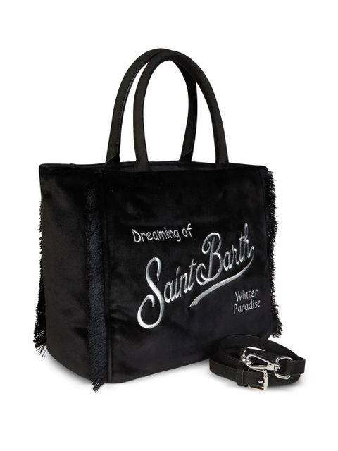 MC2 Saint Barth logo-embroidered tote bag - Black