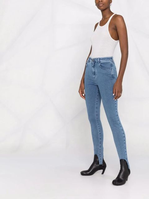 Diesel Slandy high-rise skinny jeans - Blue