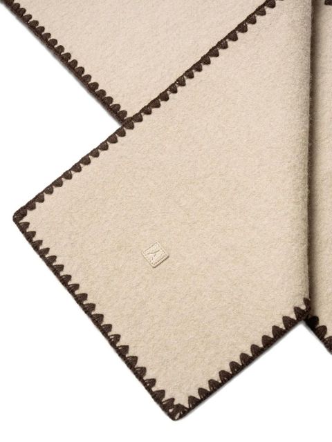 Manière De Voir Aube stitched scarf - Neutrals