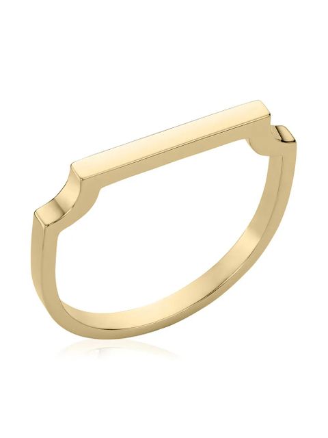 Monica Vinader Signature thin ring - Gold - zdjęcie produktu nr 2