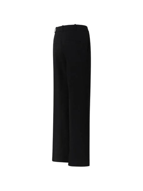ANINE BING pleated wide-leg trousers - Black