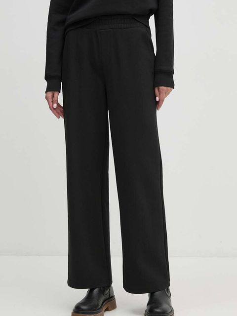 Calvin Klein Jeans spodnie dresowe kolor czarny gładkie J20J224610