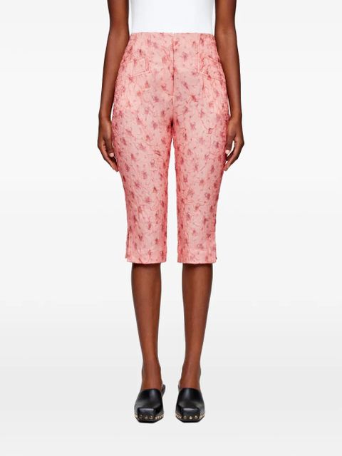 GANNI floral shorts - Pink