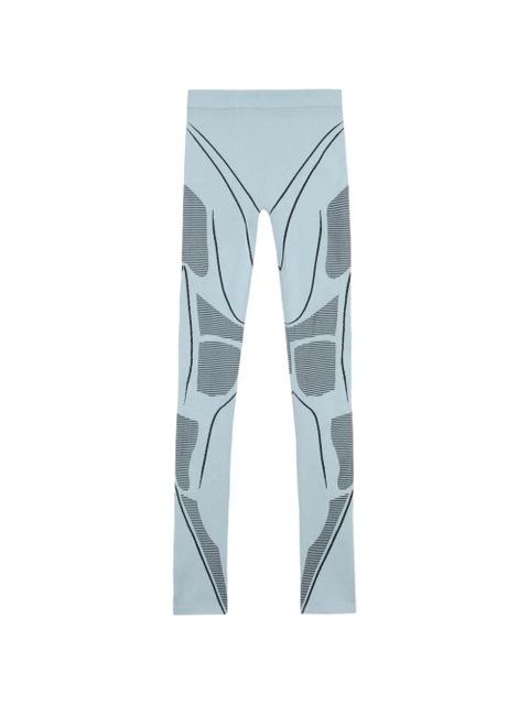 Off-White seamless race leggings - Blue - zdjęcie produktu nr 1