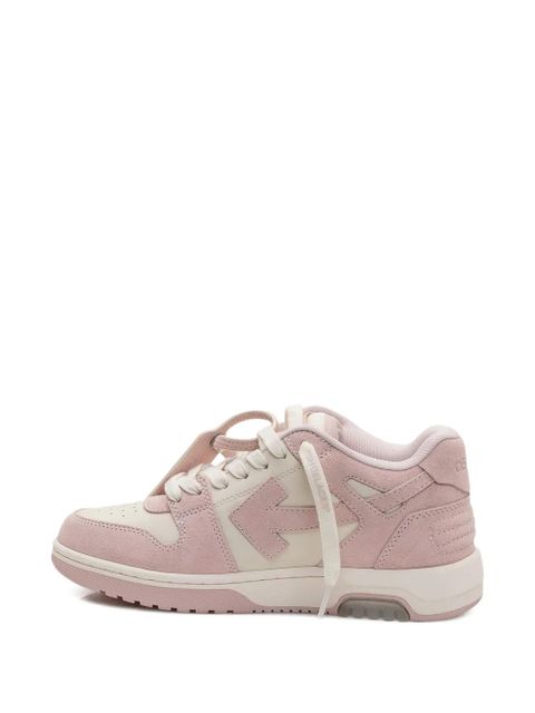 Off-White Out Of Office suede leather sneakers - Pink